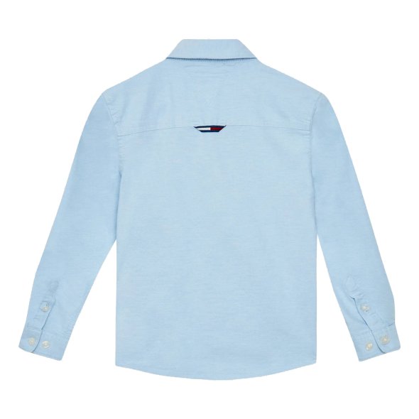 Tommy Hilfiger Kids Branded Oxford Shirt KB0KB07852 CYX Shoreside Blue