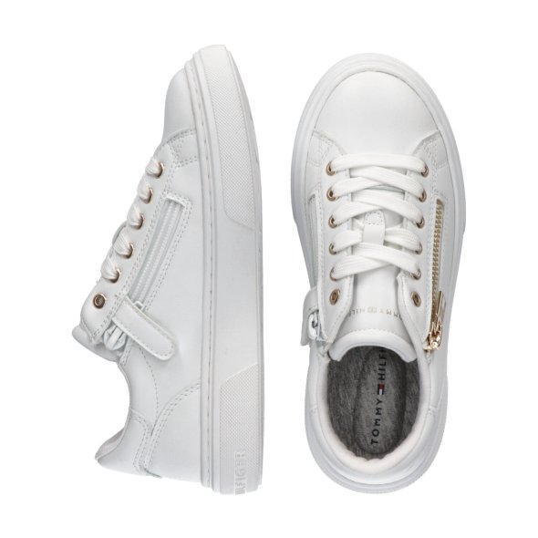 Tommy Hilfiger Kids Low Cut Lace-Up Sneaker T3A9-32698-1355k 100 White