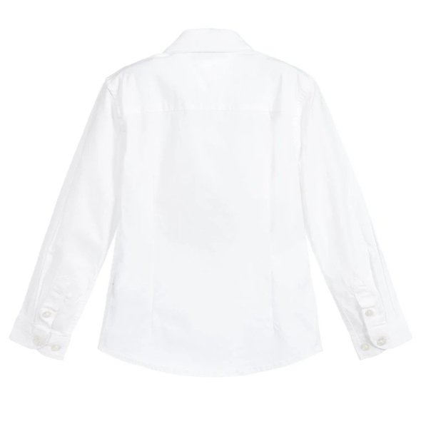 Tommy Hilfiger Solid Stretch Poplin Shirt KB0KB06965 YBR White