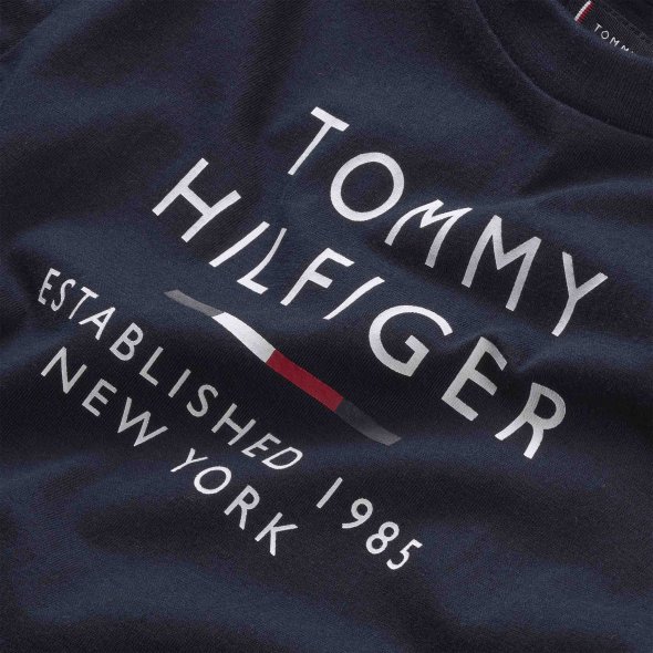 Tommy Hilfiger Th Logo Tee S/S KB0KB08027s DW5 Desert Sky