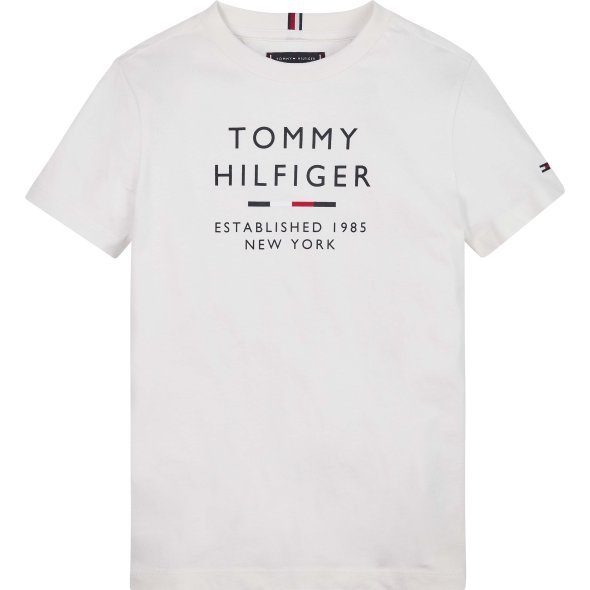 Tommy Hilfiger Th Logo Tee S/S KB0KB08027s YBR White