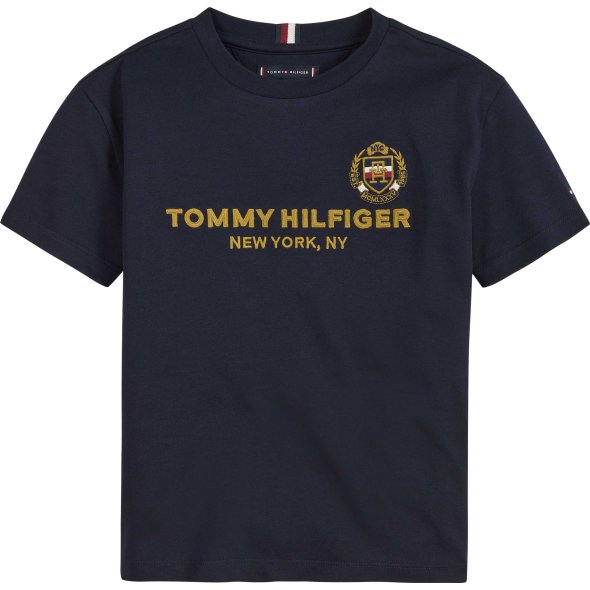 Tommy Hilfiger Kids Ny Crest Tee KB0KB08029 DW5 Desert Sky
