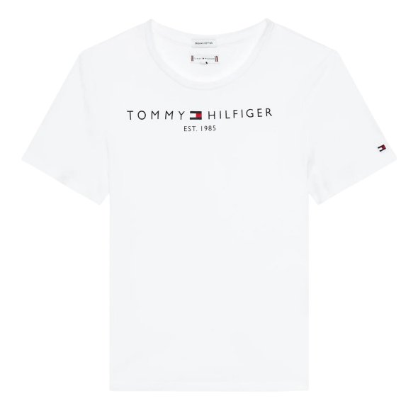 Tommy Hilfiger Essential Tee S/S Girls KG0KG06585 YBR White