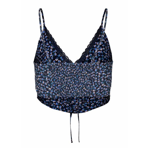 Tommy Hilfiger Tjw Ditsy Floral Lace Cami Top DW0DW15215 0G1 Blue Ditsy Floral Print