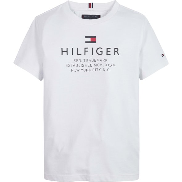 Tommy Hilfiger th Logo Tee KB0KB08201 YBR White