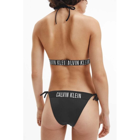 Calvin Klein String SideTie Cheeky Bikini KW0KW01858 BEH Black