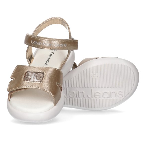 Calvin Klein Kids Velcro Sandal V3A2-80503-1381 514 Platinum