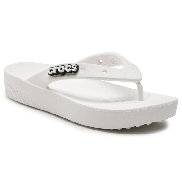 Crocs Classic Platform Flip W 207714 100 White