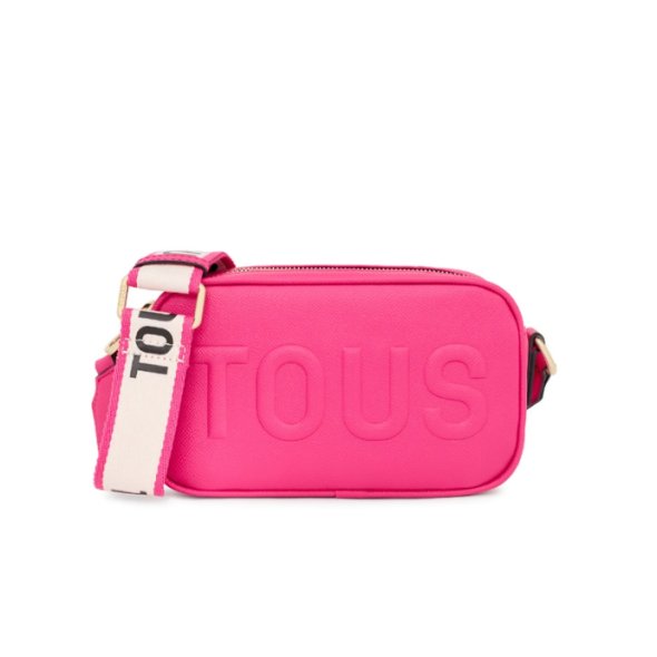 TOUS Bandolera Reporter T 395901085 La Rue Fucsia