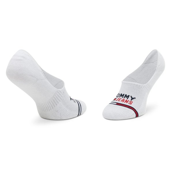 Tommy Hilfiger 2 Pairs Mid Cut Socks 701218959 001 White