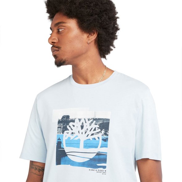 Timberland Coast Graphic Tee A65WH 940 Skyway