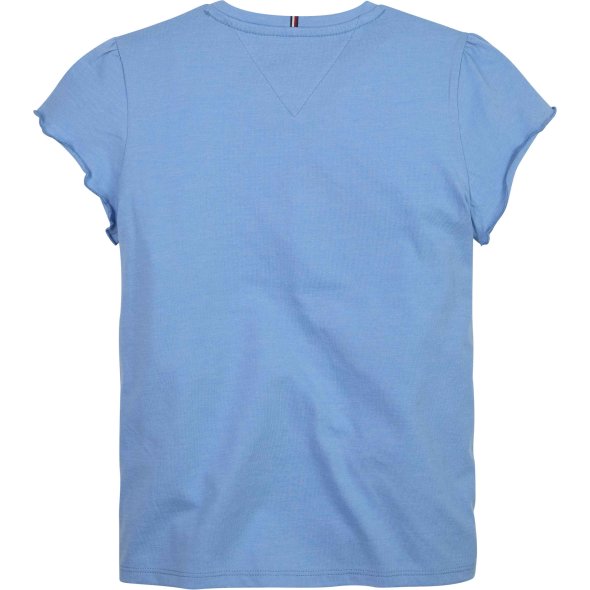 Tommy Hilfiger Παιδική Μπλούζα Kids Essential Ruffle Sleeve Top KG0KG07052 CY7 Skysail