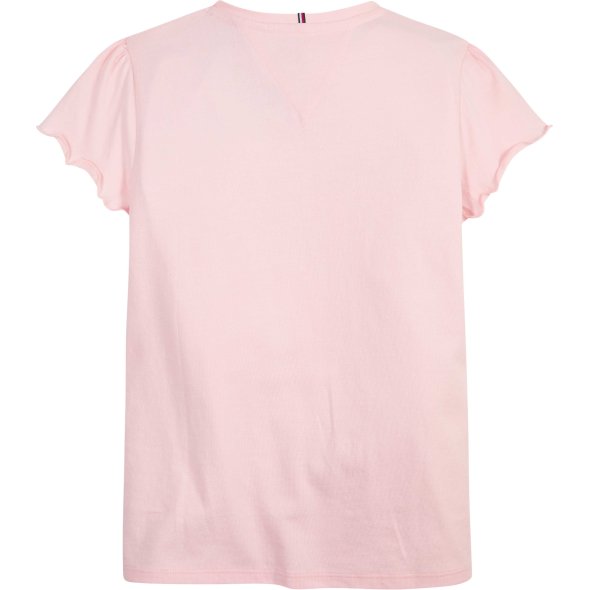 Tommy Hilfiger Kids Essential Ruffle Sleeve Top KG0KG07052s TJ9 Faint Pink