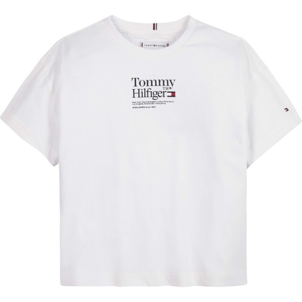Tommy Hilfiger Kids Timeless Tommy Tee KG0KG07256 YBR White