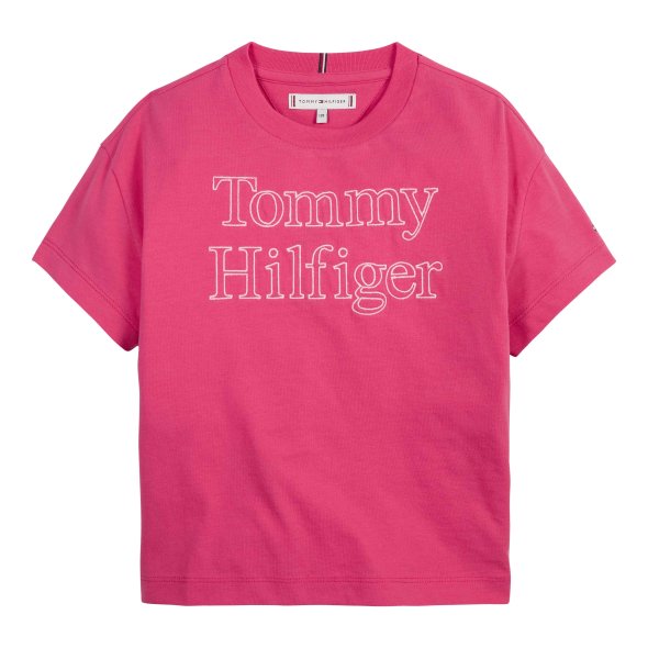 Tommy Hilfiger Kids Stitch Tee KG0KG07264 TJN Laser Pink
