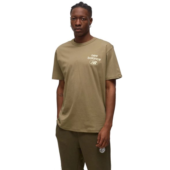 New Balance Essential Logo T-Shirt MT31518 CGN Army Green