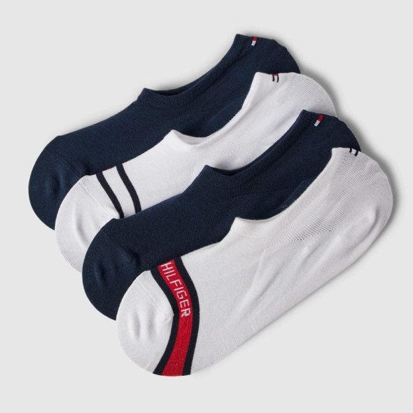 Tommy Hilfiger 4x Footie Giftpack 701222194 001 White