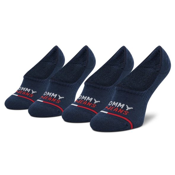 Tommy Hilfiger 2 Pairs Mid Cut Socks 701218959 002 Navy