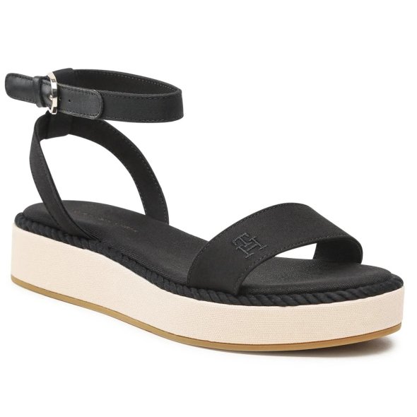 Tommy Hilfiger Rope Flatform FW0FW07019 BDS Black
