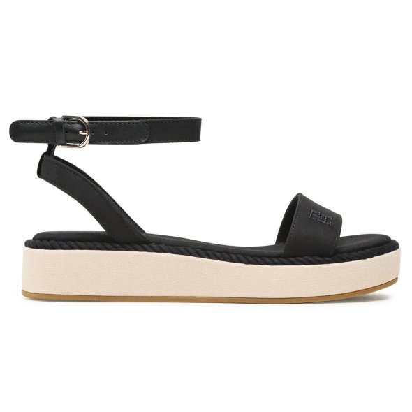 Tommy Hilfiger Rope Flatform FW0FW07019 BDS Black