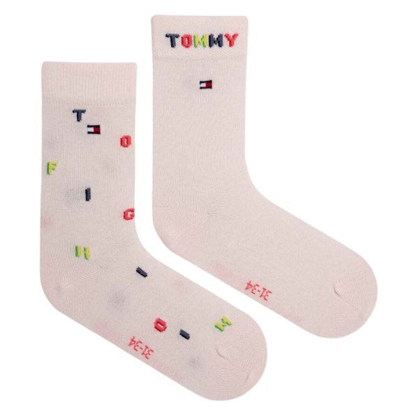 Tommy Hilfiger Σετ 2 Ζευγάρια Παιδικές Κάλτσες 701222663 003 Light Pink