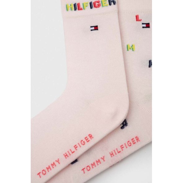Tommy Hilfiger Σετ 2 Ζευγάρια Παιδικές Κάλτσες 701222663 003 Light Pink