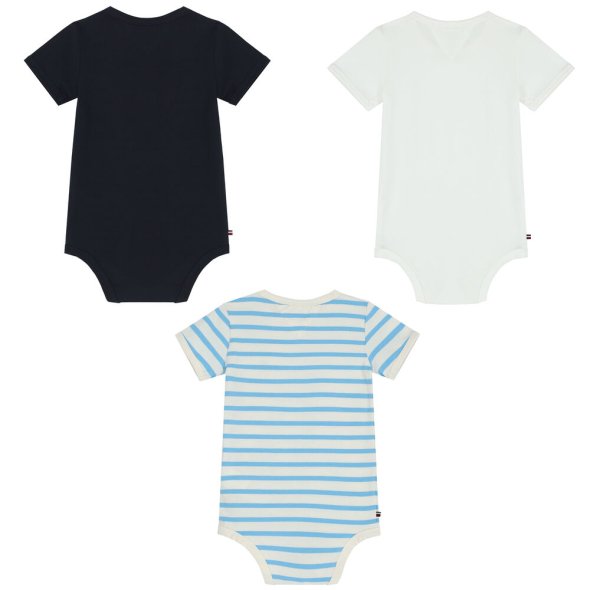 Tommy Hilfiger Baby Body 3 Pack Giftbox KN0KN01606 DW5 Desert Sky