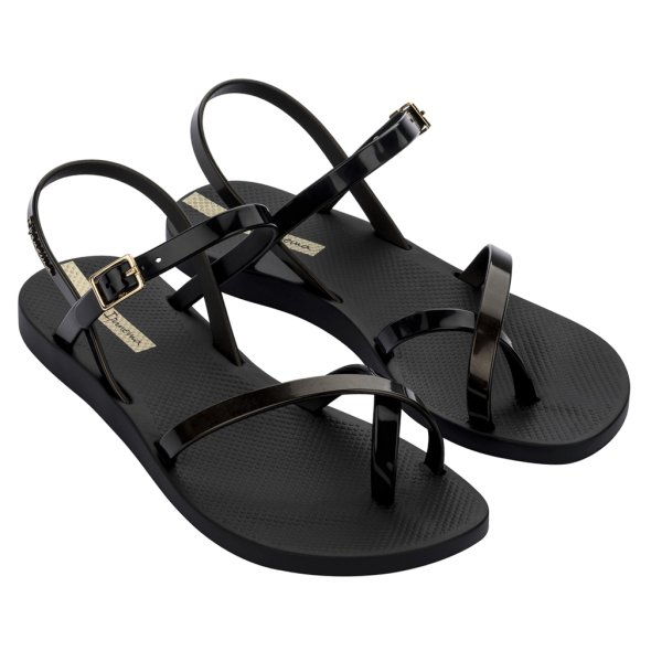Ipanema Fashion Sand VIII Fem 82842-21112 Black/Gold Black