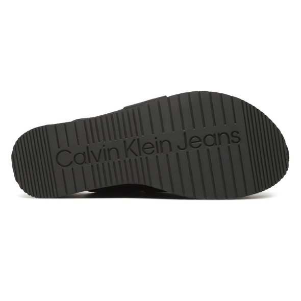 Calvin Klein Flatform Sandal Webbing YW0YW00966 BDS Black
