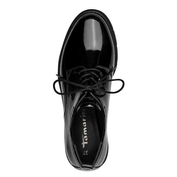 Tamaris Oxford Παπούτσι 1-23302-41 018 Black Patent