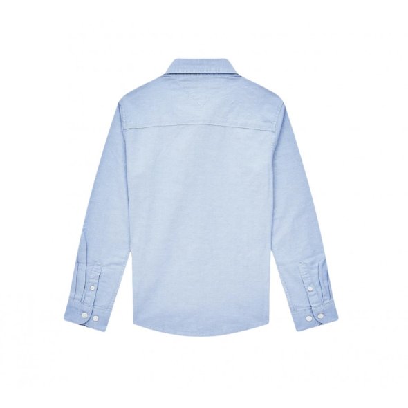 Tommy Hilfiger Boys Stretch Oxford Shirt L/S KB0KB06964s C1S Calm Blue