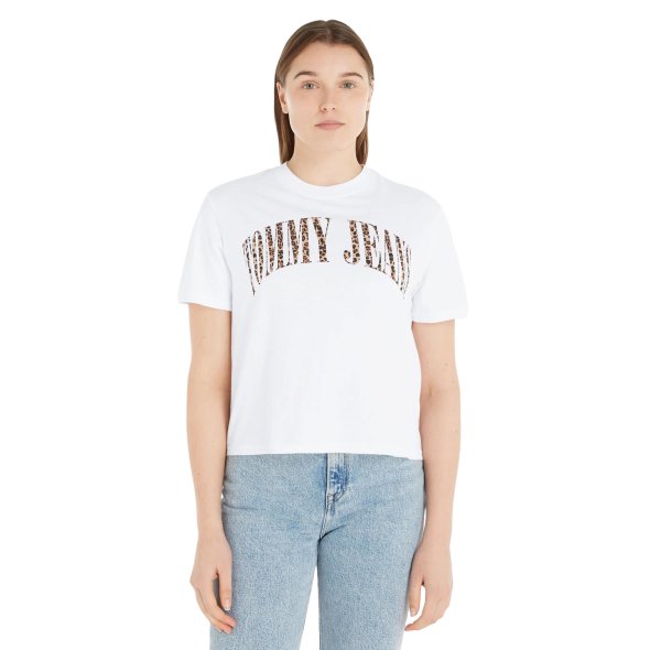Tommy Hilfiger Γυναικείο T-Shirt DW0DW16457 YBR Λευκό