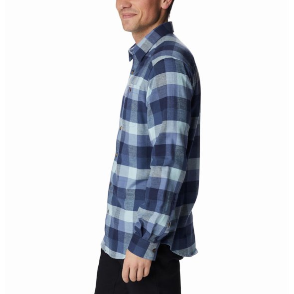 Columbia Ανδρικό Πουκάμισο Cornell Woods™ Flannel Long Sleeve Shirt 1617951-482 Μπλε