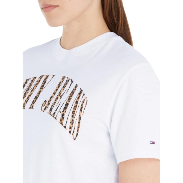 Tommy Hilfiger Γυναικείο T-Shirt DW0DW16457 YBR Λευκό