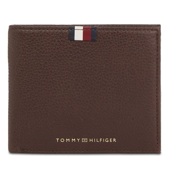 Tommy Hilfiger TH Corp Leather Flap And Coin AM0AM11598 GB6 Καφέ