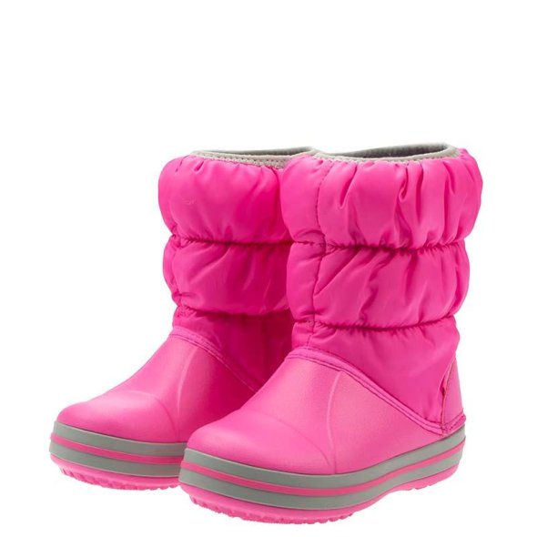 Crocs Winter Puff Boot Kids 14613-6TR Electric Φούξια