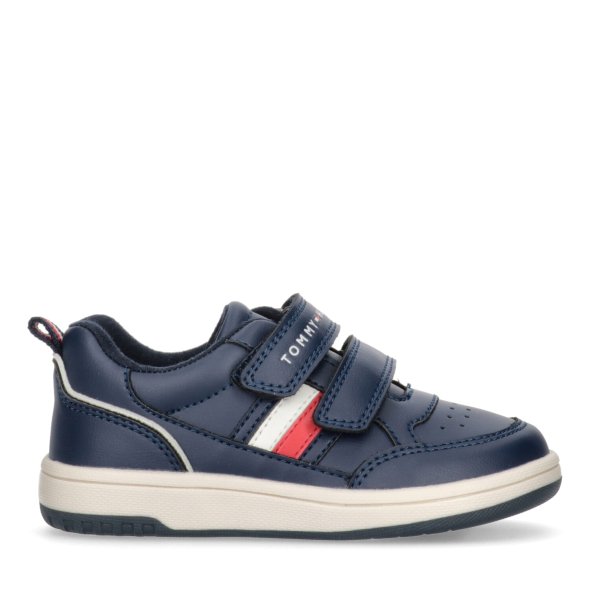 Tommy Hilfiger Kids Low Top Velcro Sneakers T3B9-33101-1355 800 Navy