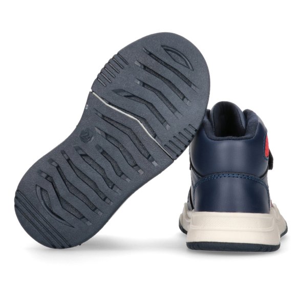 Tommy Hilfiger High Top Lace-Up/Velcro Sneaker T3B9-33107-1355 800 Μπλε
