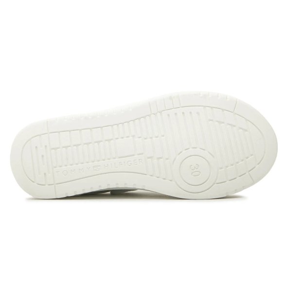 Tommy Hilfiger Low Cut Lace-Up Sneaker T3X9-33112-1355 530 Λευκό