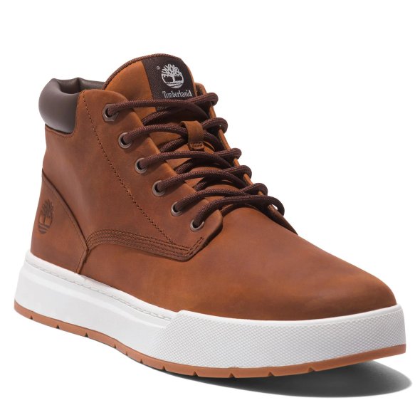 Timberland Maple Grove Chukka A297Q 358 Medium Brown Full Grain