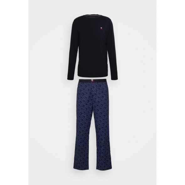 Tommy Hilfiger Ls Pj Pant Set Print UM0UM03017 0SI Desert Sky