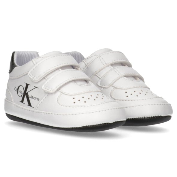 Calvin Klein Baby Velcro Shoe V0B4-80715-1433 A477 Λευκό