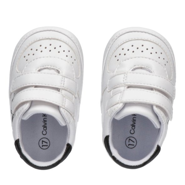 Calvin Klein Baby Velcro Shoe V0B4-80715-1433 A477 Λευκό
