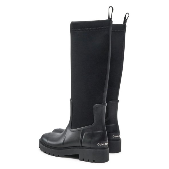 Calvin Klein High Rainboot Neoprene YW0YW00838 BDS Black