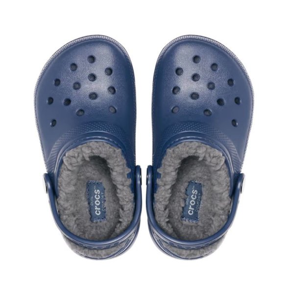 Crocs Classic Lined Clog T 207009 459-Navy/Charco