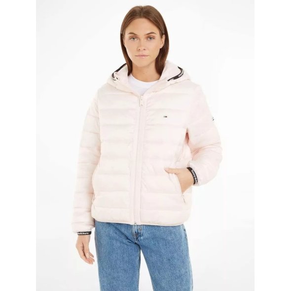 Tommy Hilfiger Tjw Quilted Tape Hooded Jacket DW0DW15168 TJ9 Pink
