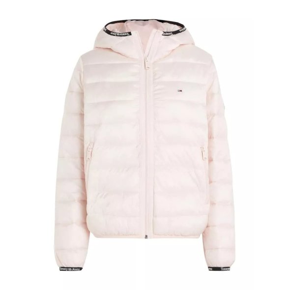 Tommy Hilfiger Tjw Quilted Tape Hooded Jacket DW0DW15168 TJ9 Pink