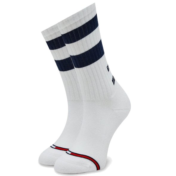Tommy Hilfiger Th Uni Tj Sock 1Pair Sport Stripe 701225510 001 White/Navy