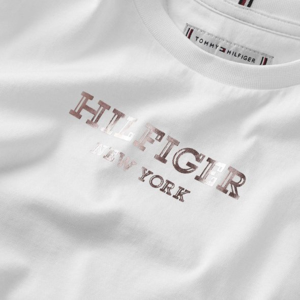 Tommy Hilfiger T-Shirt Monotype Foil Print Tee S/S KG0KG07715 White (Λευκό)