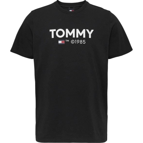 Tommy Hilfiger T-Shirt Tjm Slim Essential  DM0DM18264 BDS Μαύρο